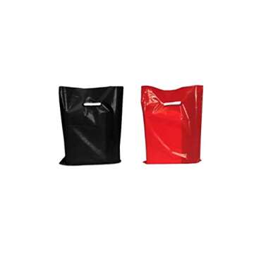 Plastic Merchandise Bags, Retail Clothes Shopping Bag (200 Pack)