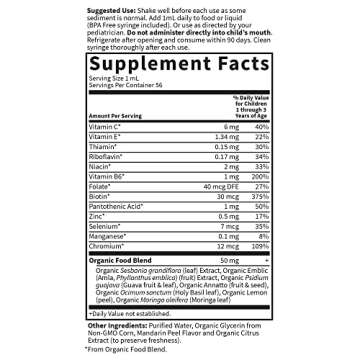 Organic Baby Multivitamin Drops - Garden of Life 56 Servings