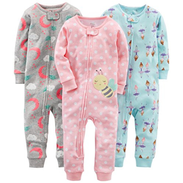 Simple Joys by Carter's Baby Boys 3-Pack Pajamas - Comfy & Cute (6-9 Months)