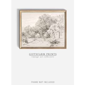 Vintage Wall art, Classical Paintings Poster Prints, Room Decor for Home Office Bedroom Living Room,...