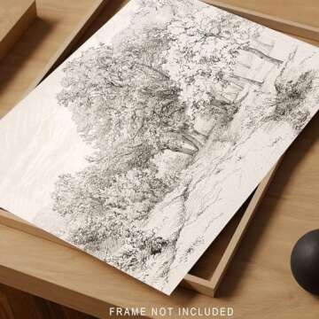 Vintage Wall Art for Home Office Bedroom Living Room