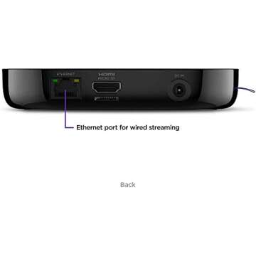 Roku Ultra Streaming Media Player 4K/HD/HDR Premium JBL Headphones w/Ghost Manta 4K HDMI Cable