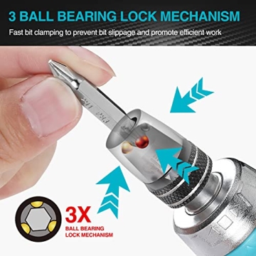 DURATECH 12-in-1 Stubby Ratcheting Screwdriver