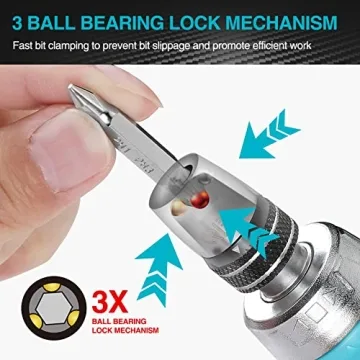 DURATECH 12-in-1 Stubby Ratcheting Screwdriver