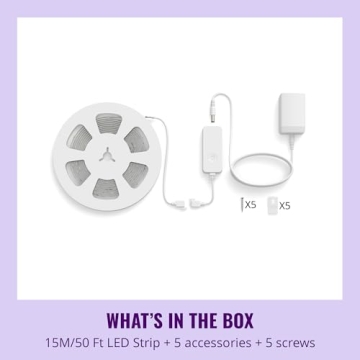 Enhance Your Home with WiZ 50 ft LED Light Strip