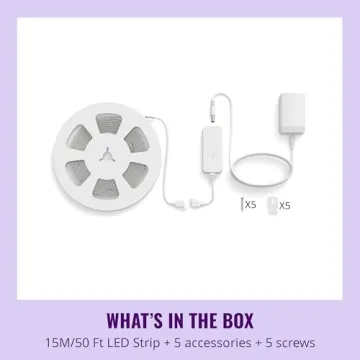 Enhance Your Home with WiZ 50 ft LED Light Strip