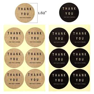 Kingrol 300 Pcs Self Adhesive Candy Bags with Stickers