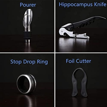 2 Bottle Wine Gift Box & Accessory Set for Gifting