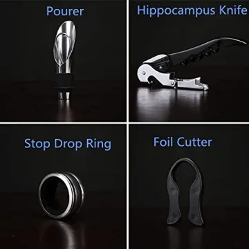 2 Bottle Wine Gift Box & Accessory Set for Gifting