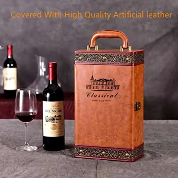 2 Bottle Wine Gift Box & Accessory Set for Gifting