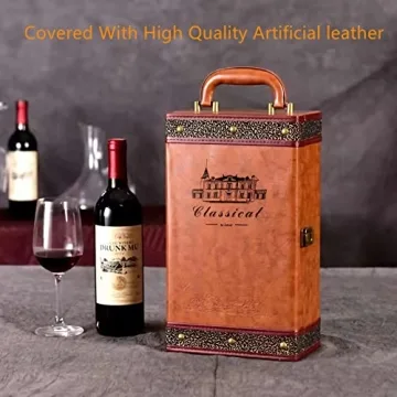 2 Bottle Wine Gift Box & Accessory Set for Gifting