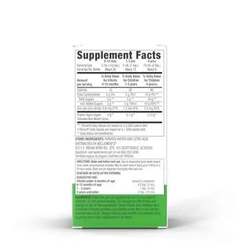 Wellements Organic Daytime Baby Cough Syrup | Gentle Relief from Occasional Coughs | 2 Fl Oz, 4 Mont...