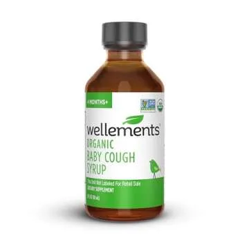 Wellements Organic Baby Cough Syrup for Soothing Cough