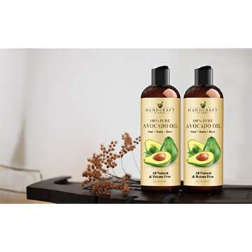 Handcraft Blends Avocado Oil - Pure Natural Carrier Oil for Hair
