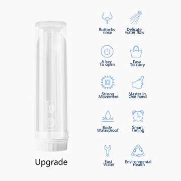 Mighty Rock Meidong Portable Travel Bidet Handheld Personal Bidet Electric Mini Bidet Sprayer Toilet...