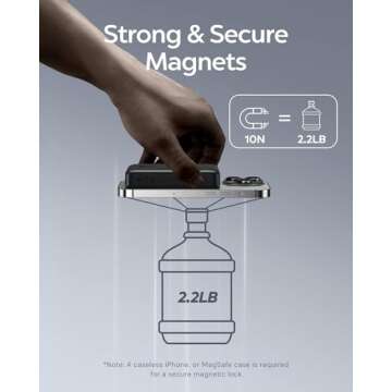 Baseus for MagSafe Portable Charger,10000mAh Wireless Magnetic Power Bank with Type-C Cable 20W PD C...