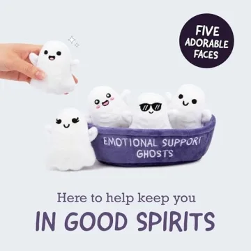 Emotional Support Ghosts by Relatable - Cuddly Plush Toys