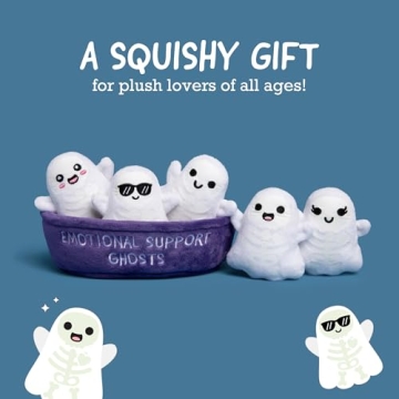 Emotional Support Ghosts by Relatable - Cuddly Plush Toys
