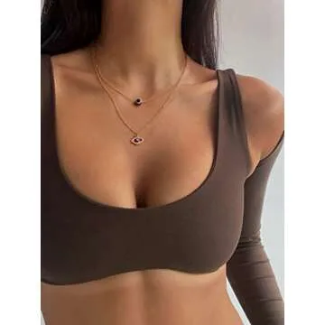 Baydurcan 3pcs Evil Eye Necklace Set for Women