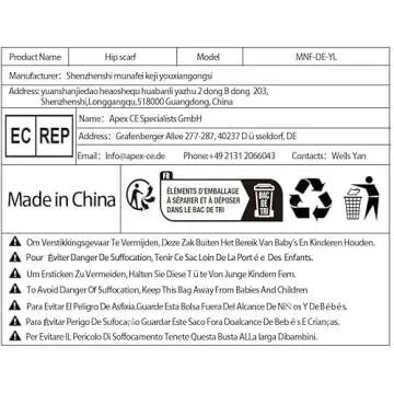 MUNAFIE Belly Dance Hip Scarf with Sequins and Tassels