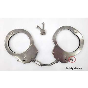 JASINCESS Toy Handcuffs Metal Keys for Kids Party Props