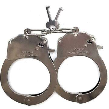 JASINCESS Toy Handcuffs Metal Keys for Kids Party Props