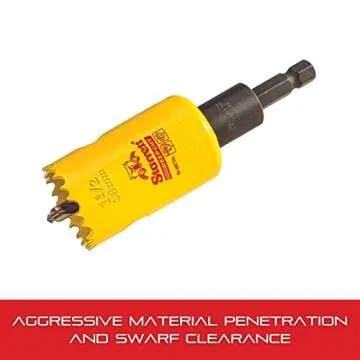 Starrett Bi-Metal Deep Cut Hole Saw for Metal & Wood