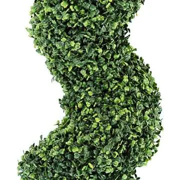 MY LUNA HOME 4ft Topiary Trees - Artificial Boxwood Decor