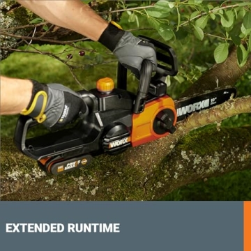 Worx WG322 20V Cordless Chainsaw with Auto-Tension