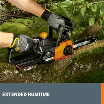 Worx WG322 20V Cordless Chainsaw with Auto-Tension