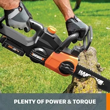 Worx WG322 20V Cordless Chainsaw with Auto-Tension