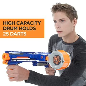 NERF Rampage Blaster with 25-Dart Drum Slam Fire