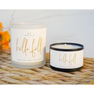 Pumpkin Spice Candles | Handpoured Fall Scents