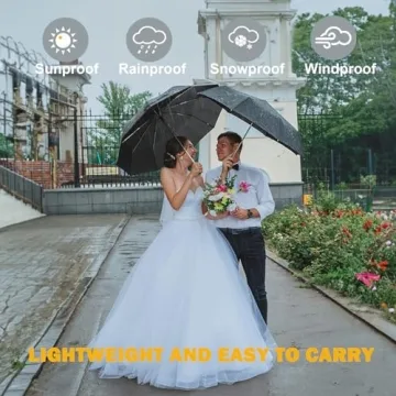 SIEPASA Windproof Travel Umbrella - Compact & Durable