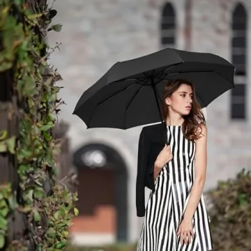 SIEPASA Windproof Travel Umbrella - Compact & Durable