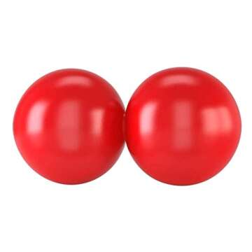 RockTape RockBalls Infinity Dual-Action Fused Massage Balls, Relief for Sore Muscles & Joints, Roll Down Spine, or Pinch & Squeeze Muscles in Tricky Areas