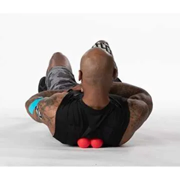 RockTape RockBalls Infinity Dual-Action Fused Massage Balls, Relief for Sore Muscles & Joints, Roll Down Spine, or Pinch & Squeeze Muscles in Tricky Areas