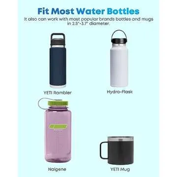 Stylish Bling Car Cup Holder Expander for All Bottle Sizes