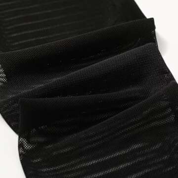 Hazhlko Women's Long Stretchy Mesh Tulle Sheer Gloves Costume Wedding Opera Halloween Party 1920's Dance Gloves Black