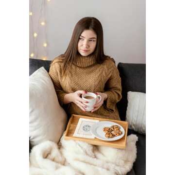 Jolitee Decorative Hemstitch Cocktail Napkins, 6"x6" Washable Linen-Like Cloth Napkins, Handmade for Entertaining and Everyday Use (New Year's Eve)