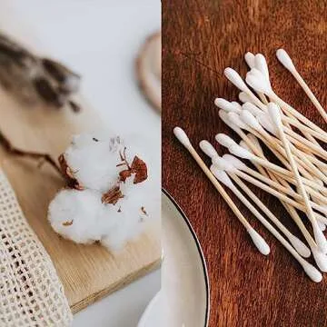 Eco-Friendly Bamboo Cotton Swabs - 1000pcs of Quality Care
