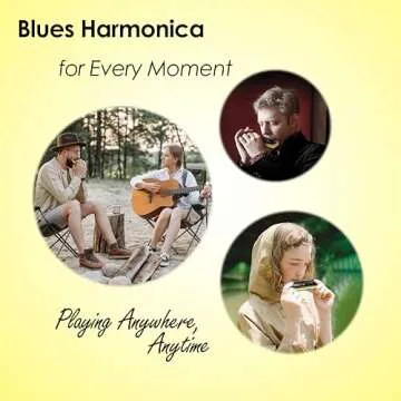 KUCKUX Diatonic Harmonica C Key for Adults & Beginners