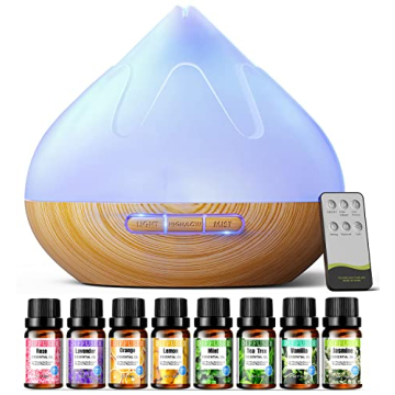Large Capacity Aroma Diffuser and Essential Oils Set