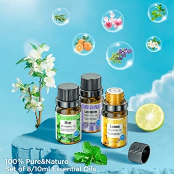 Large Capacity Aroma Diffuser and Essential Oils Set