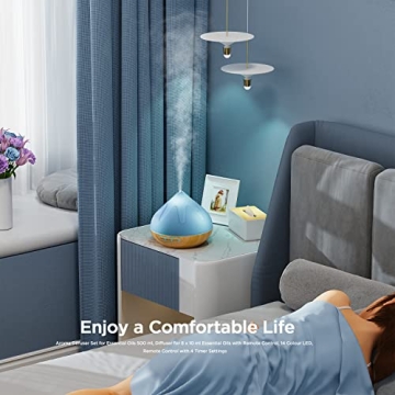 Large Capacity Aroma Diffuser and Essential Oils Set