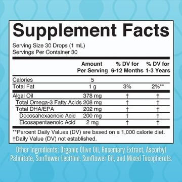 Omega-3 Liquid Drops for Infants and Toddlers | MaryRuth Organics