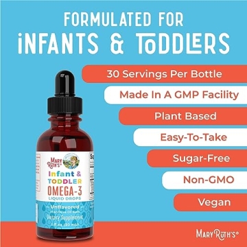 Omega-3 Liquid Drops for Infants and Toddlers | MaryRuth Organics