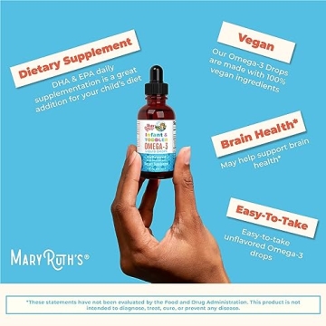 Omega-3 Liquid Drops for Infants and Toddlers | MaryRuth Organics