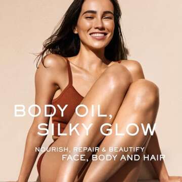 NUXE Huile Prodigieuse Floral - Organic All-in-One Oil for Body, Face & Hair. Radiant Looking Glow a...