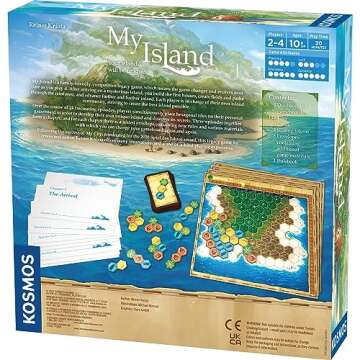Thames & Kosmos My Island Legacy Board Game for 2-4 Players, Strategy Fun!